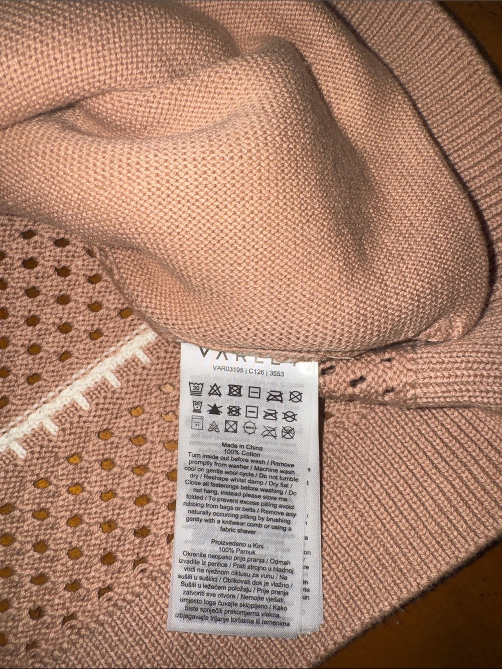 Varley Haney Short-sleeve Zip-front Cardigan Medium - Picture 7 of 7